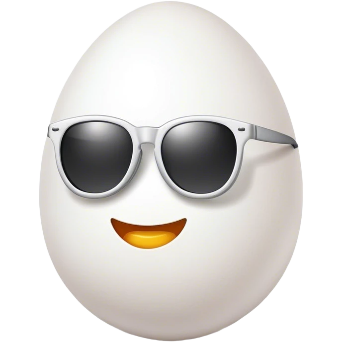egg with sunglasses emoji