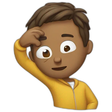 Quelqu’un qui fait un dab emoji