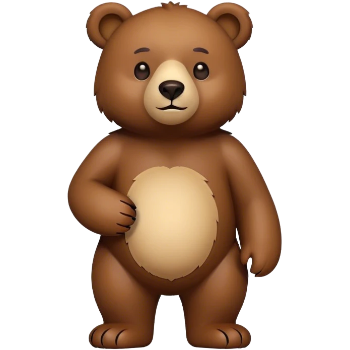 Bear figure emoji
