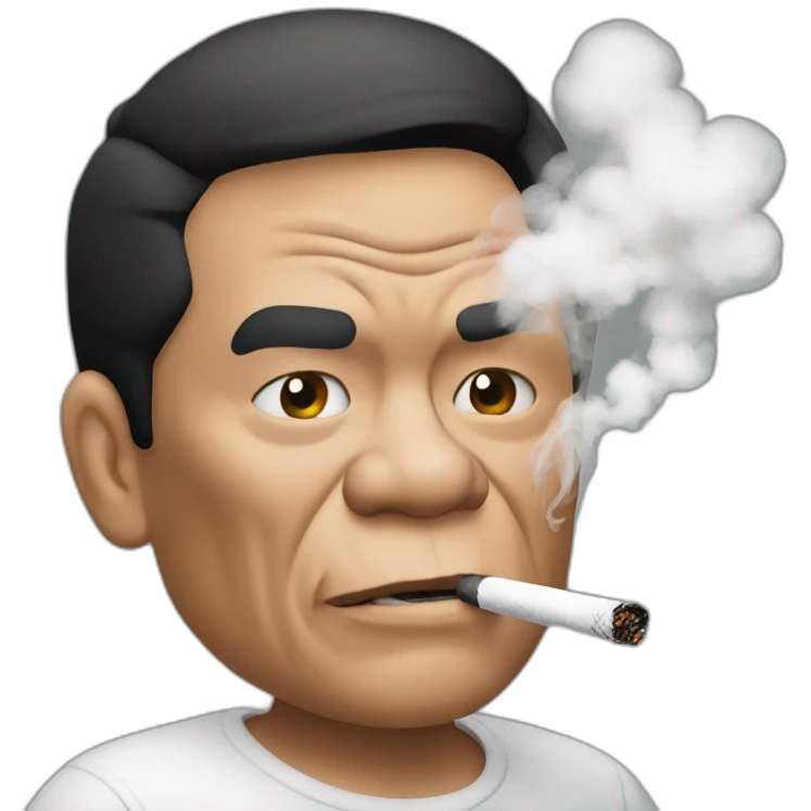 Rodrigo duterte smoke cigarettes emoji