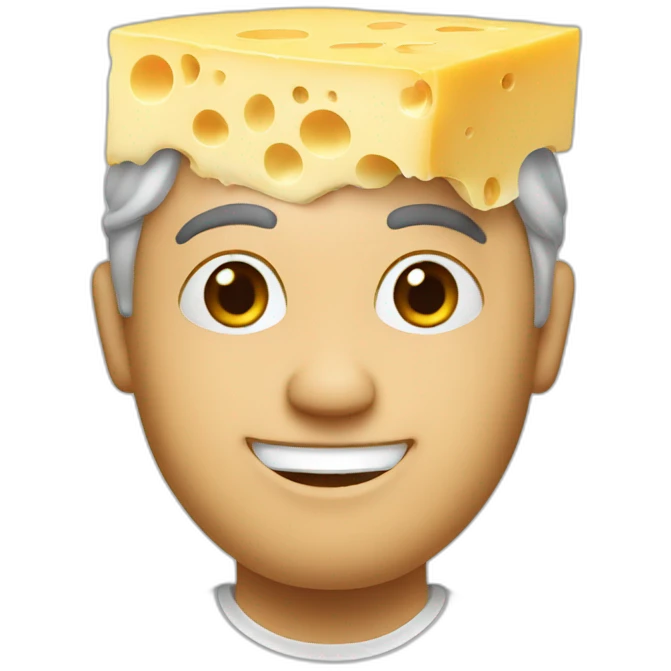 Cheese man emoji