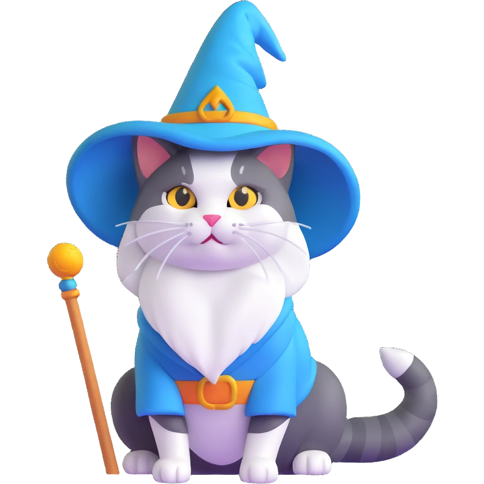 wizard cat emoji