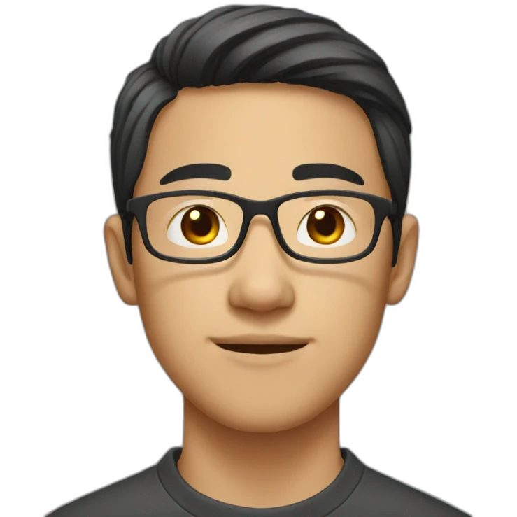 young-asian-man-with-glasses emoji