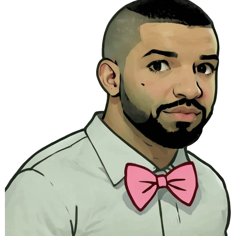 Drake with bows emoji