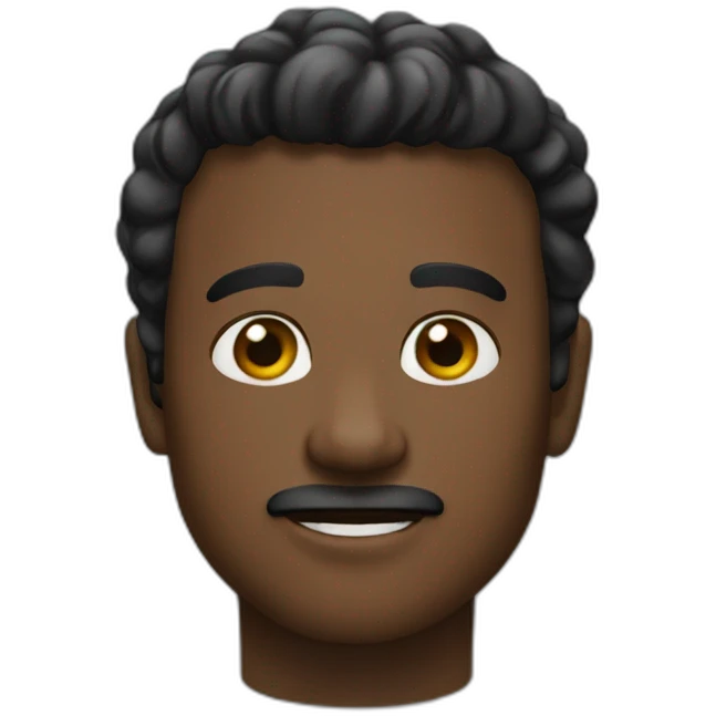 Black peppleo smail emoji