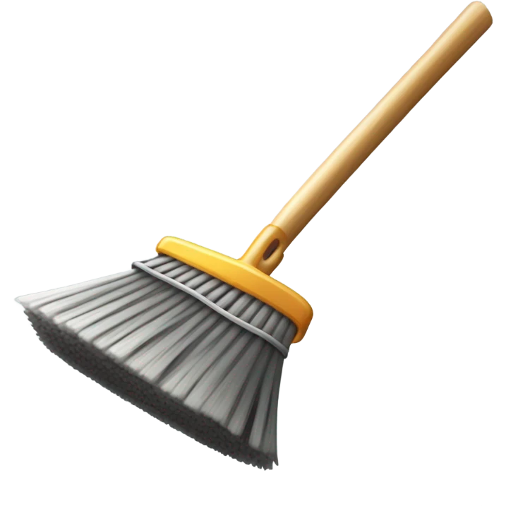Broom and shine emoji