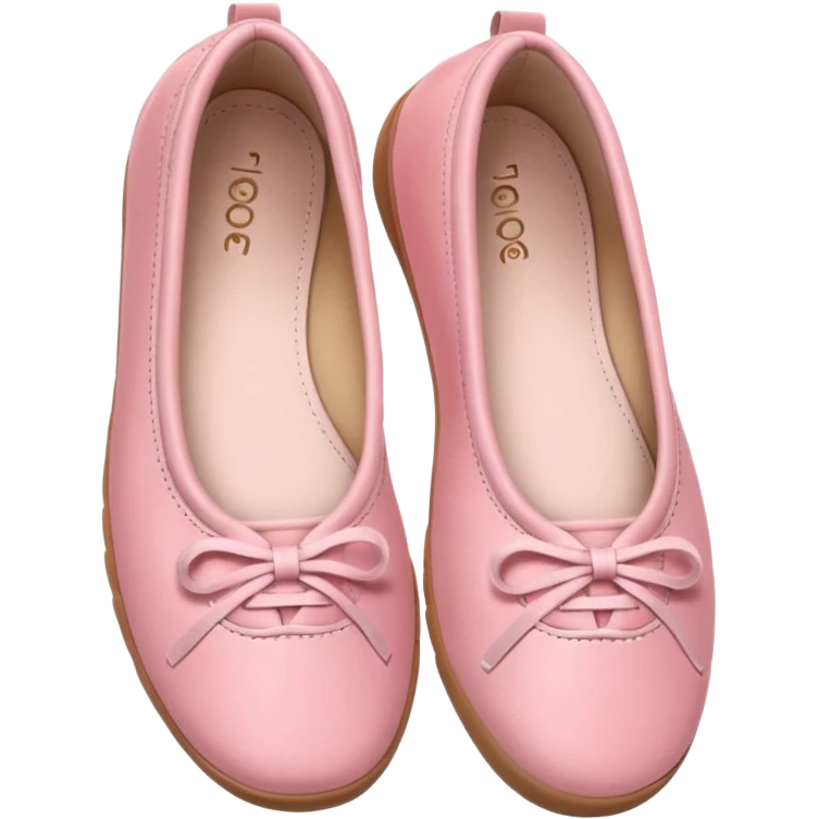 Pink Ballet sneaker flats  emoji