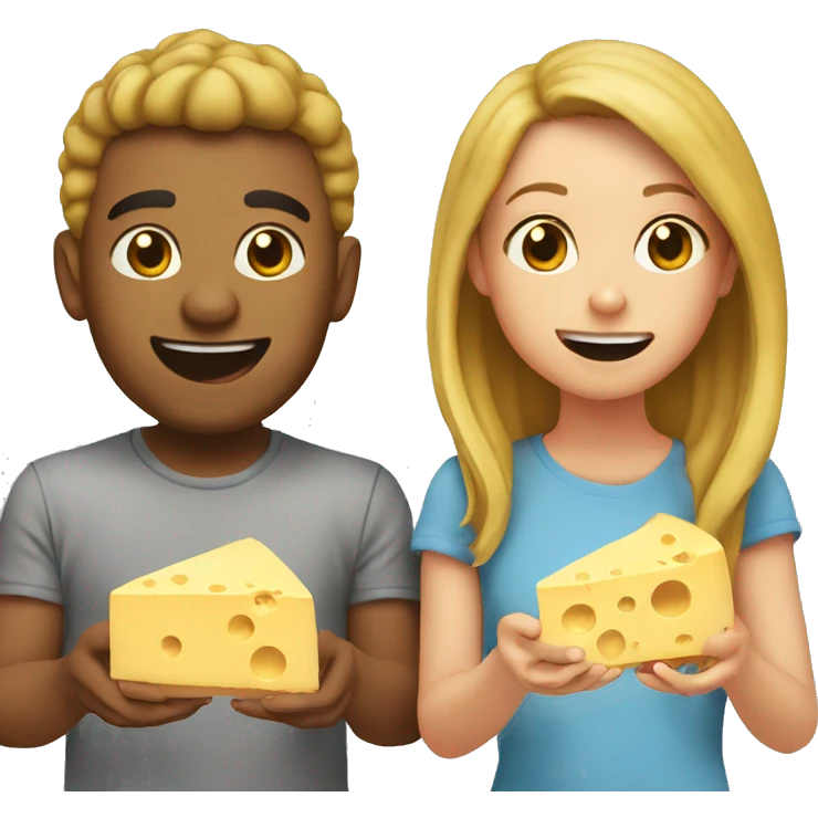 Me and my bro eat cheese  emoji