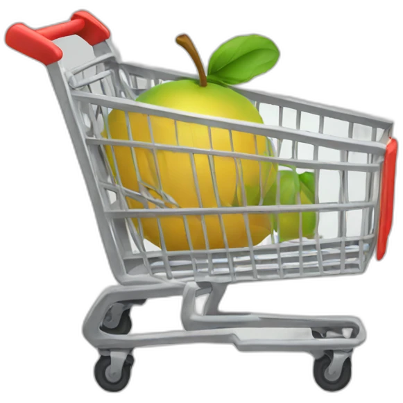 shopping cart emoji