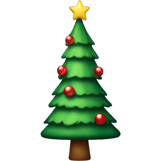 Skinny Christmas tree emoji