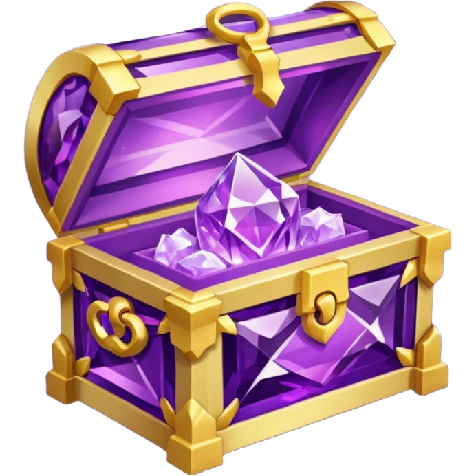Amethyst chests Gift box emoji