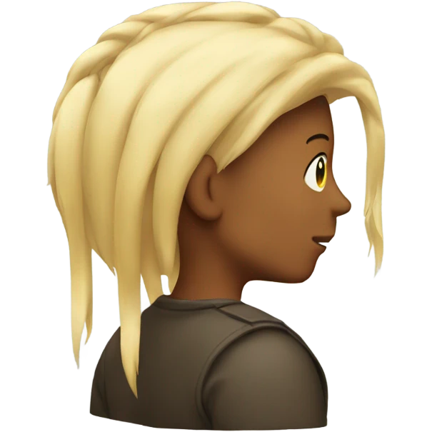 Hair behind ear emoji