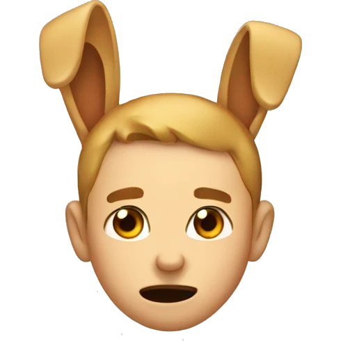 Emoji with grab both ears says sorry emoji