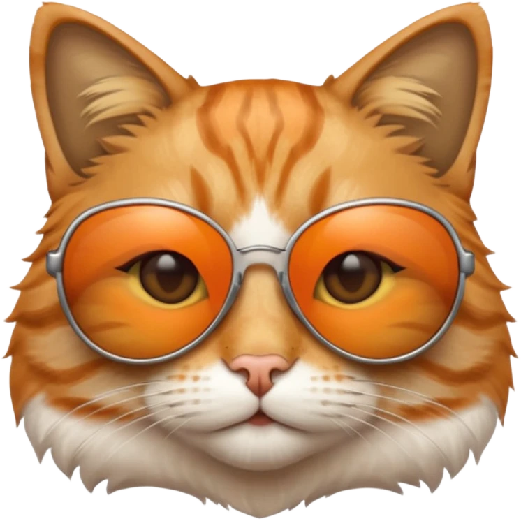 Cat wearing sunglasses emoji