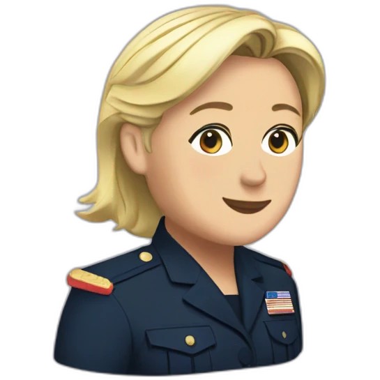 Marine le pen  emoji