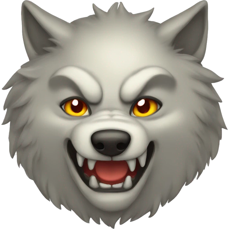 Demon wolf emoji