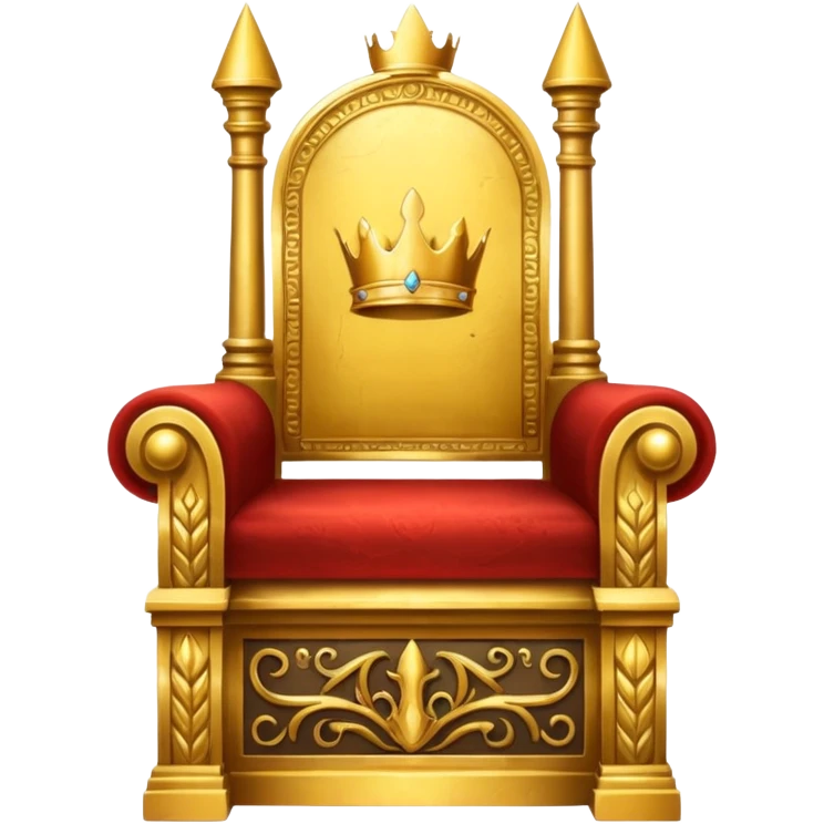 The throne of ancient kings in full majesty emoji