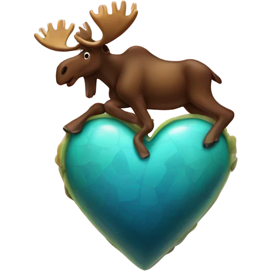 Moose heart turtle  emoji