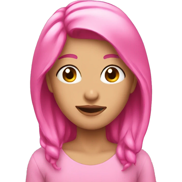 Pink emoji