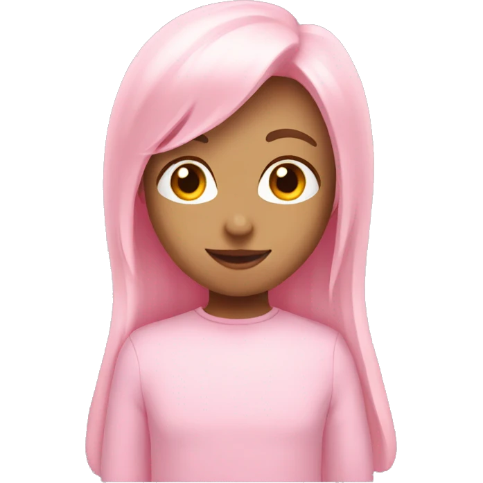 A light pink hart  emoji