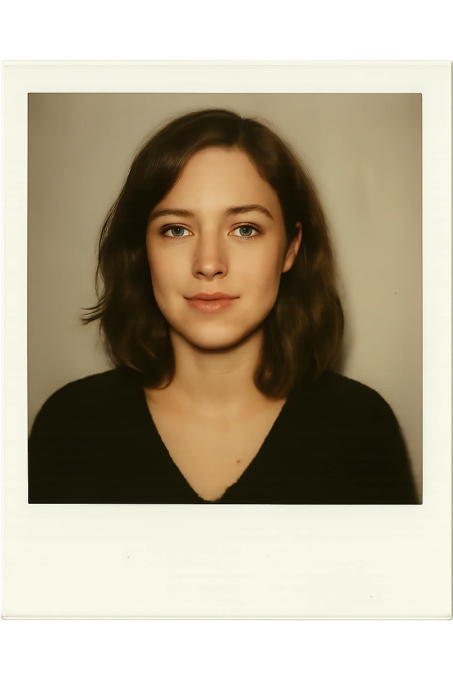 foto polaroid di una donna emoji