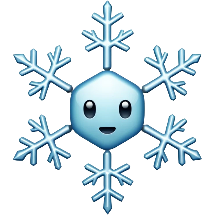 The Poisonous Snowflake emoji