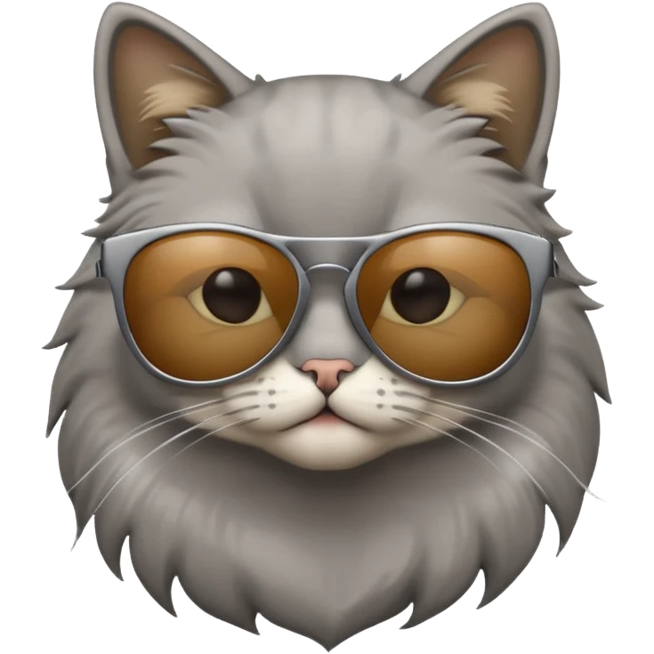 Cat wearing sunglasses emoji