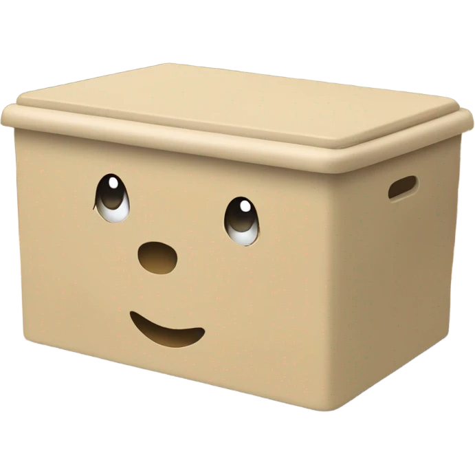 children's toy box beige color emoji