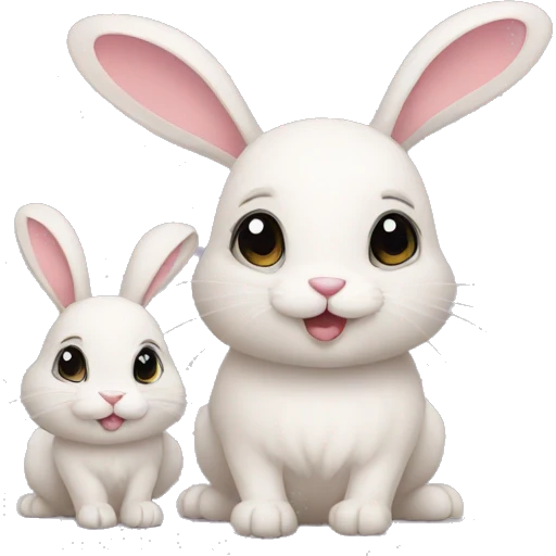 Bunny and buds emoji