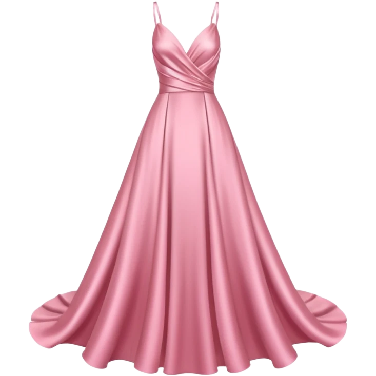 Gown in pink emoji