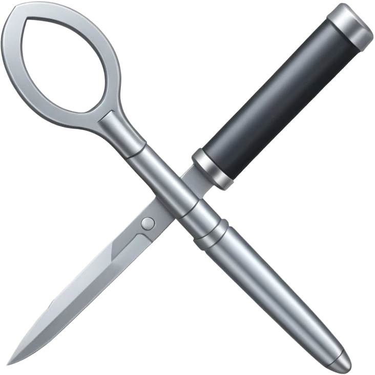 generate me a metalic cutter emoji
