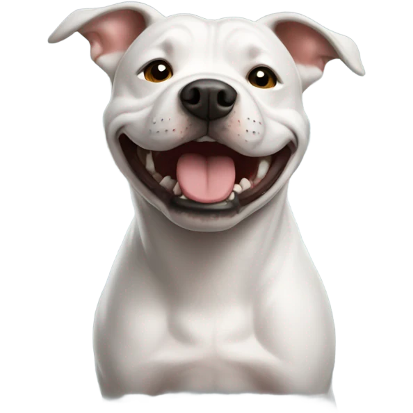 Smiling Staffy emoji