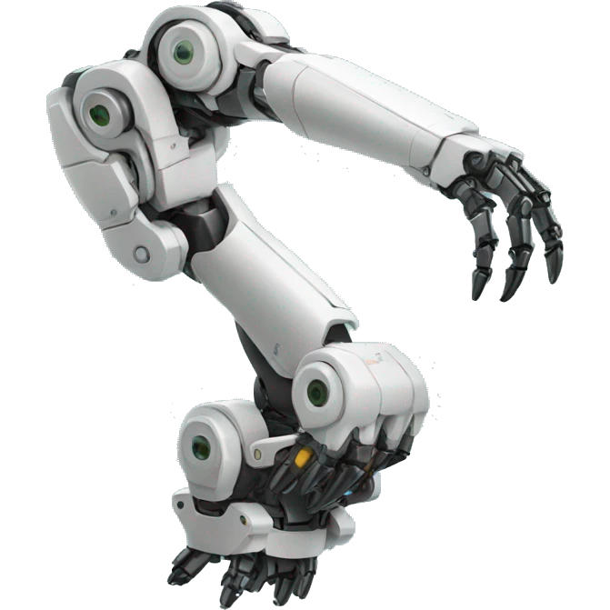 robotic arm with claws emoji