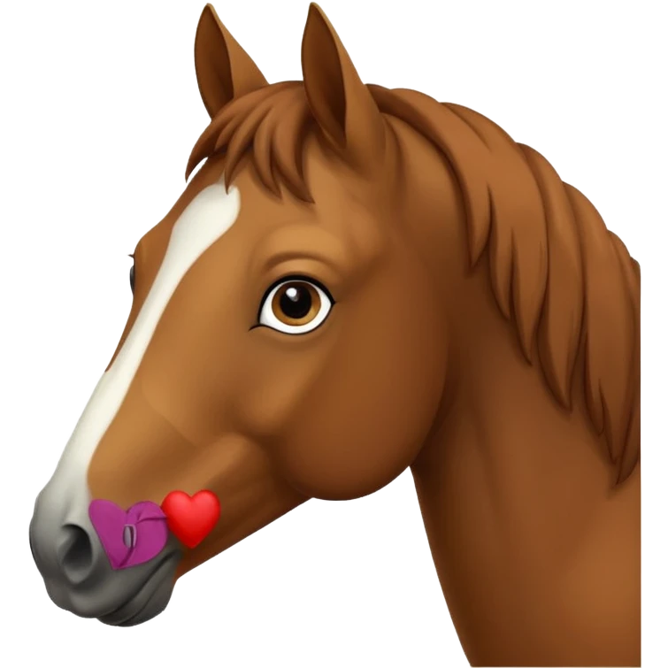 Horse looking in my eyes emoji
