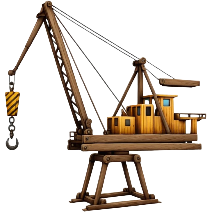 єгіпетьский кран з дерева emoji