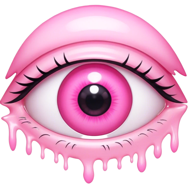 pink anime eyes emoji