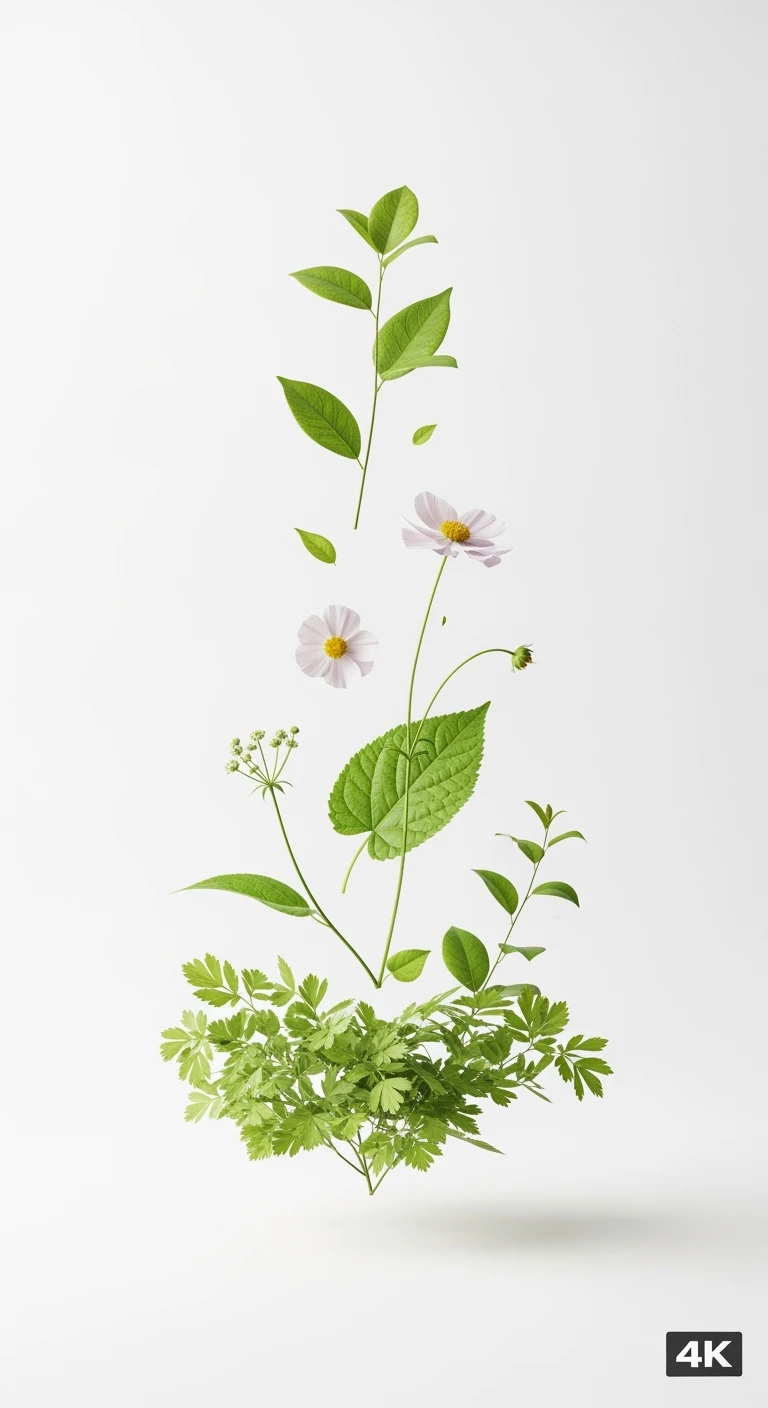 VERDURE FLUTTUANO IN ARIA, iperrealistico 4k, ISOLATA SU SFONDO BIANCO emoji