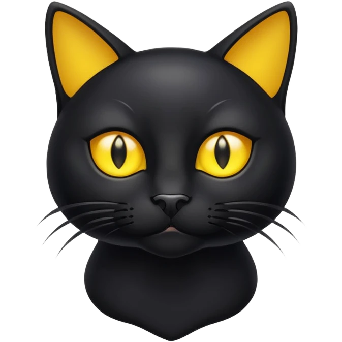 Black cat emoji