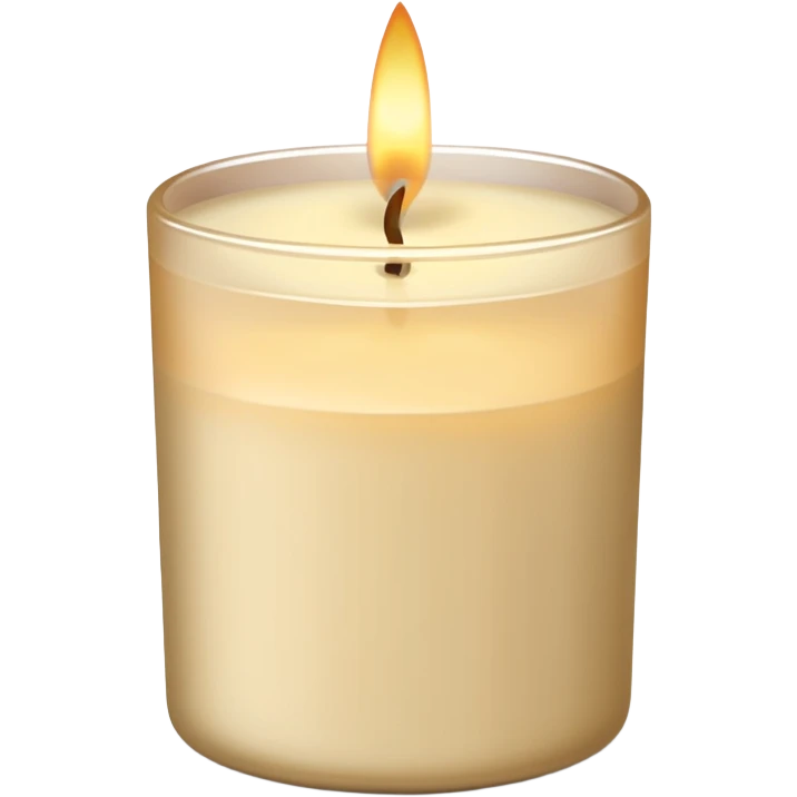 beige scented candle emoji