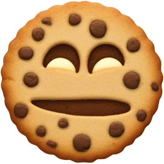 cookie with dollar sign emoji