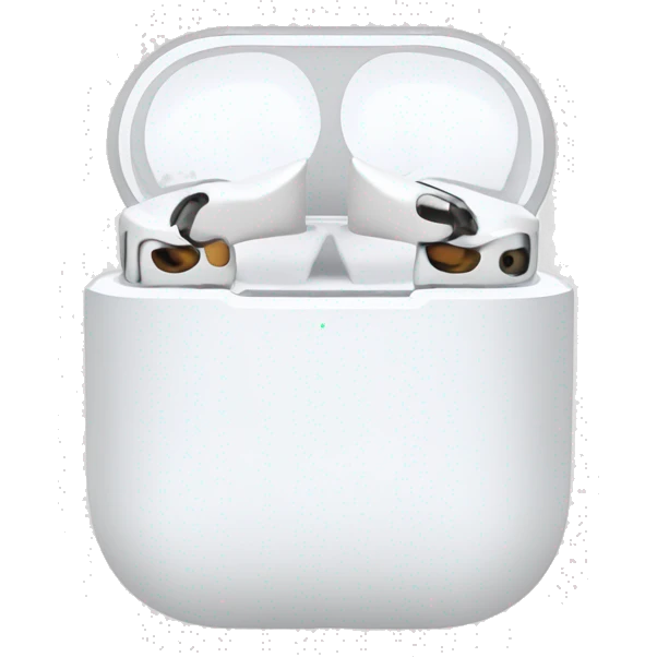 white airpods  emoji
