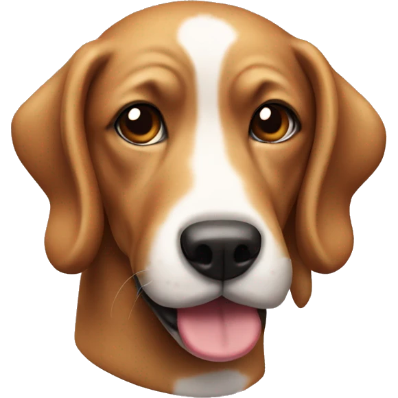 Dog that looks like a cookie emoji