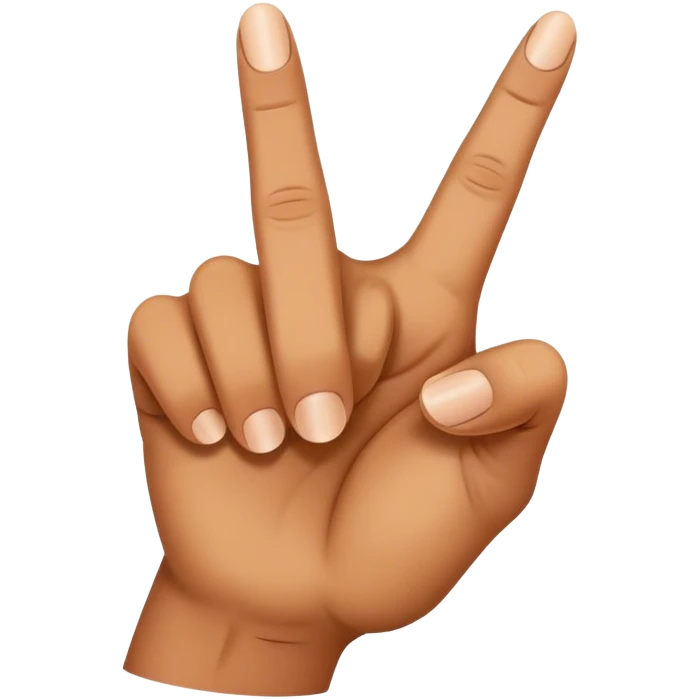 Pointing curved finger emoji