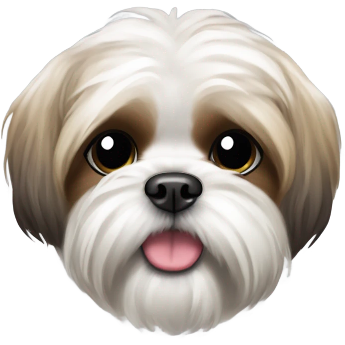 cute shih-tzu dog emoji