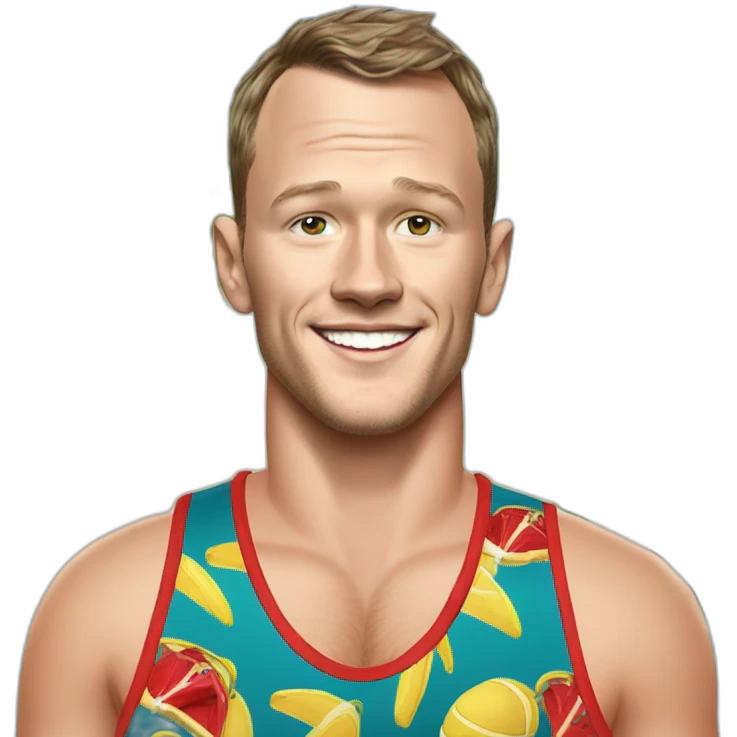 Jonathan Toews as a beach bum emoji