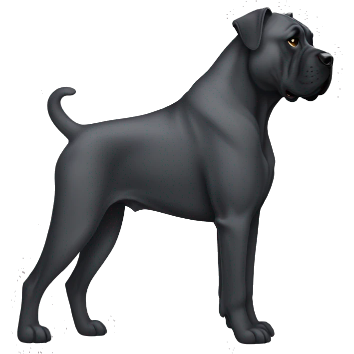 dog Cane Corso in profile emoji