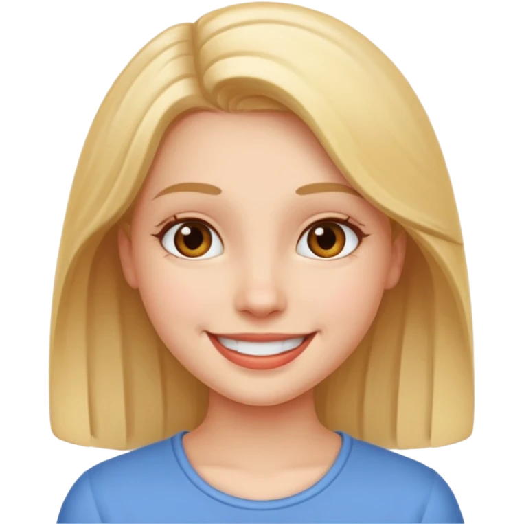 smiling girl emoji