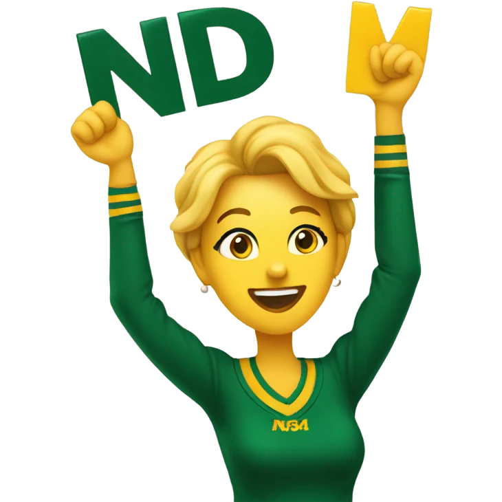 Mom in law cheering for NDSU emoji