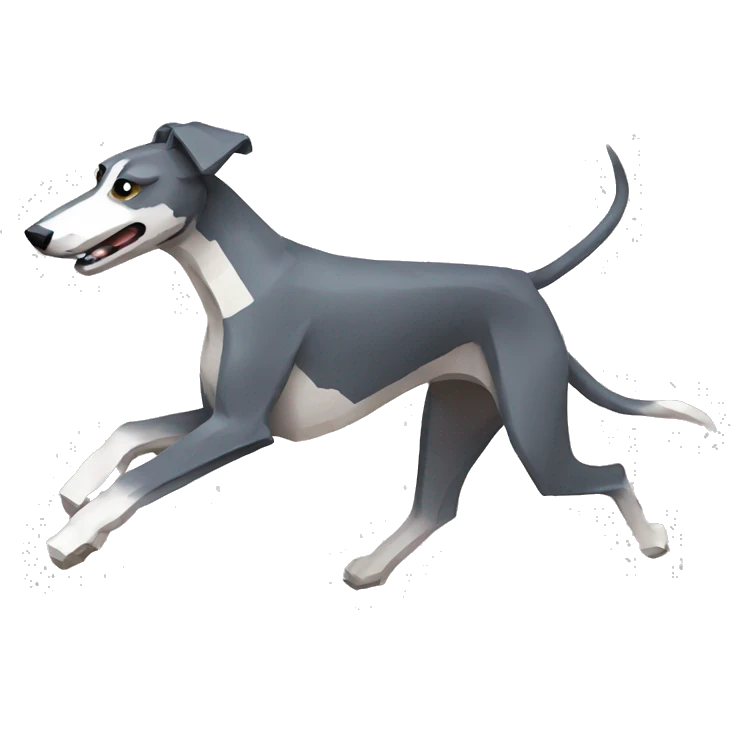 Minecraft greyhound running  emoji
