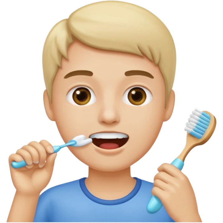 Brushing teeth  emoji